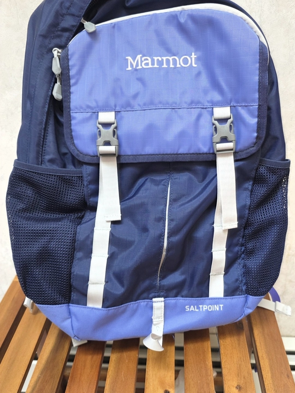 Marmot 2-Tone Navy and Light Blue Saltpoint Backpack